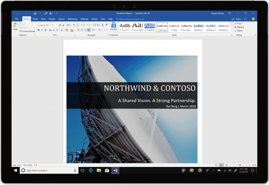 Animated screenshot displays the Spelling and Grammar capabilities in Microsoft Word's Editor.