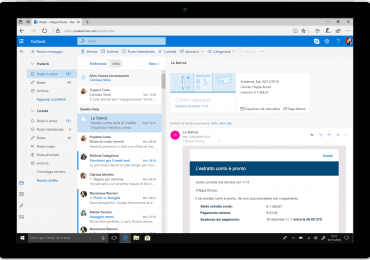 Nuove funzionalità di Outlook per calendario, posta e dispositivi mobili ti aiutano a lavorare con la massima efficienza