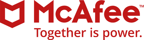 The McAfee logo.