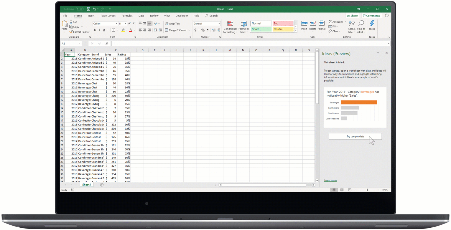 Intelligenza artificiale in Excel: 4 nuove funzionalità annunciate oggi alla conferenza Ignite