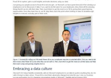 Empowering your organization to embrace a data culture with Power BI