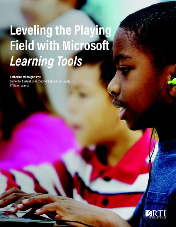 Leveling the playing field with Microsoft Learning Tools