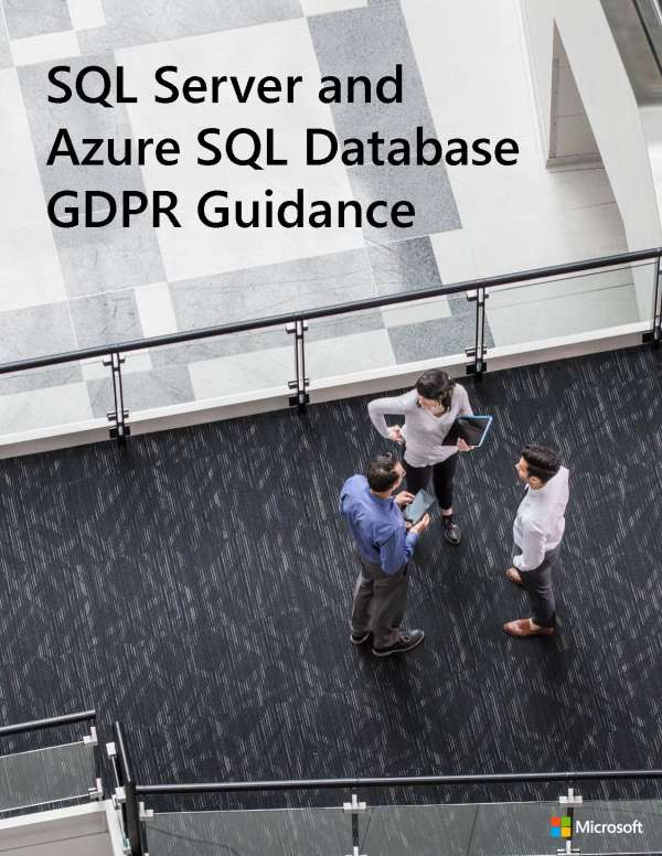 SQL Server and Azure SQL Database GDPR Guidance