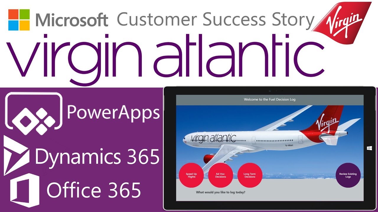 Virgin Atlantic improves internal customer service with Power BI and PowerApps