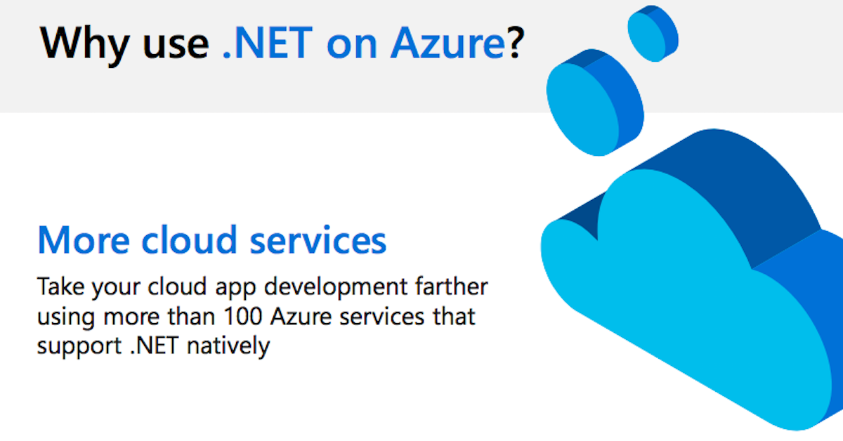 Why use .NET on Azure?