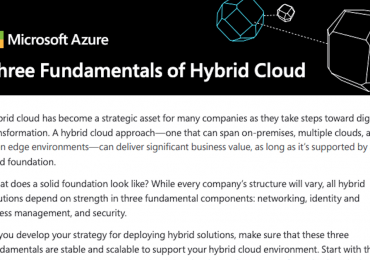 3 fundamentals for a successful hybrid cloud