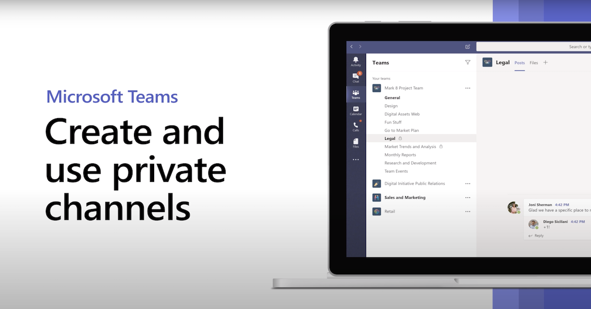 How to create and use private channels in Microsoft Teams