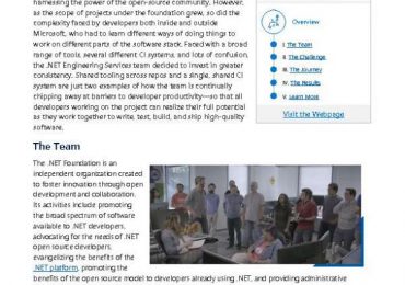 .NET Core invests in consistency to accelerate open-source innovation