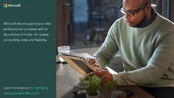 Microsoft Azure supports your Java workloads and processes