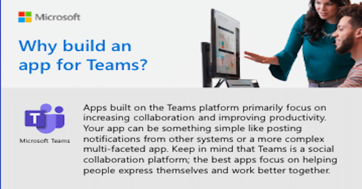 Why build an app for Teams?