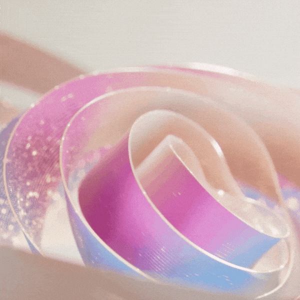 A decorative GIF of abstract art.