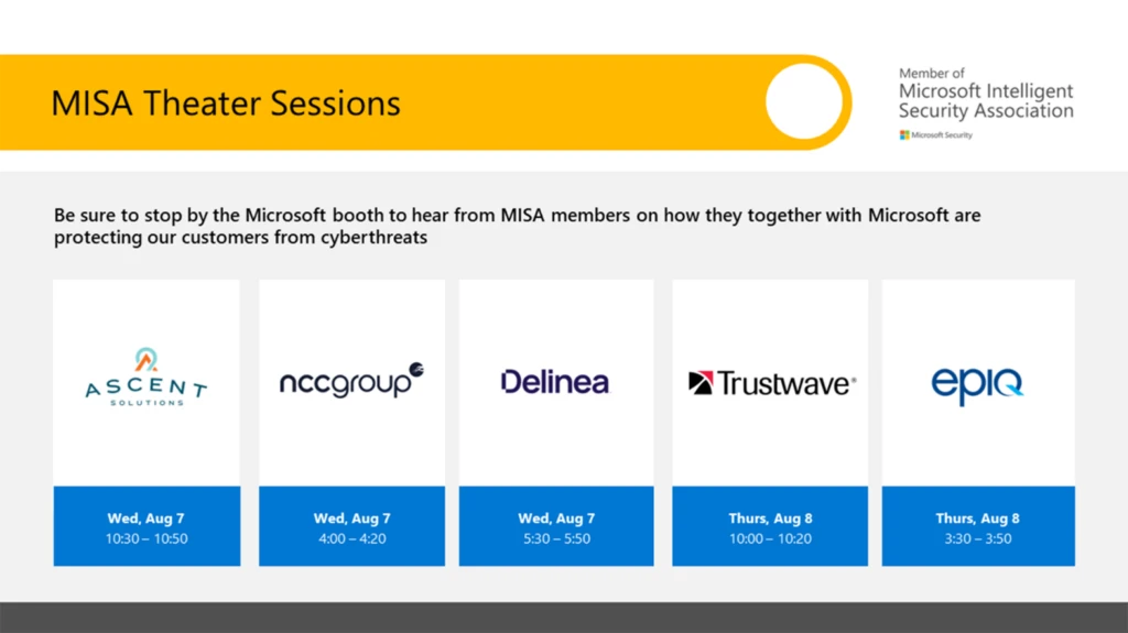 Connect with Microsoft Security at Black Hat USA 2024​​