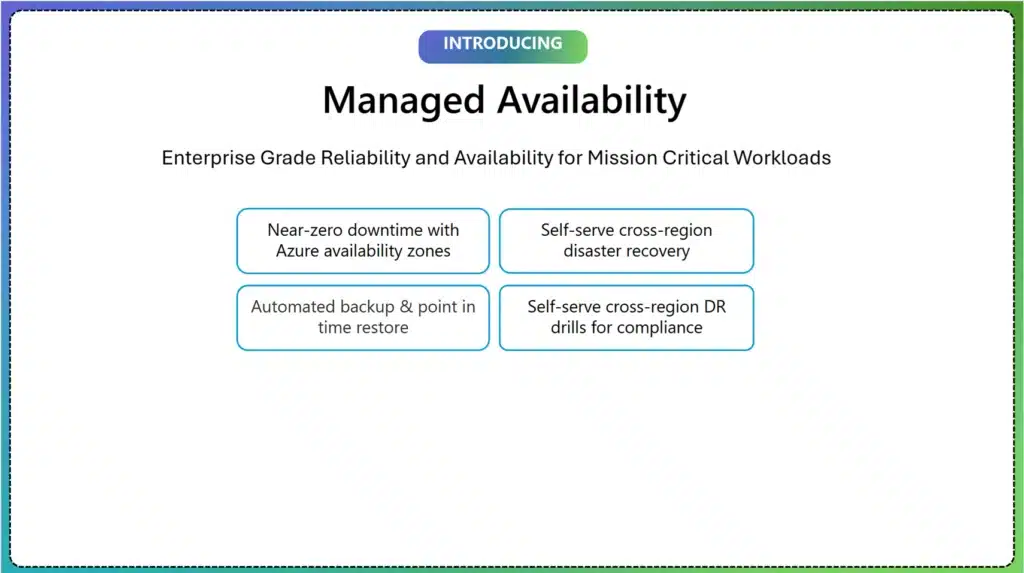 Introducing Managed Availability for Power Platform