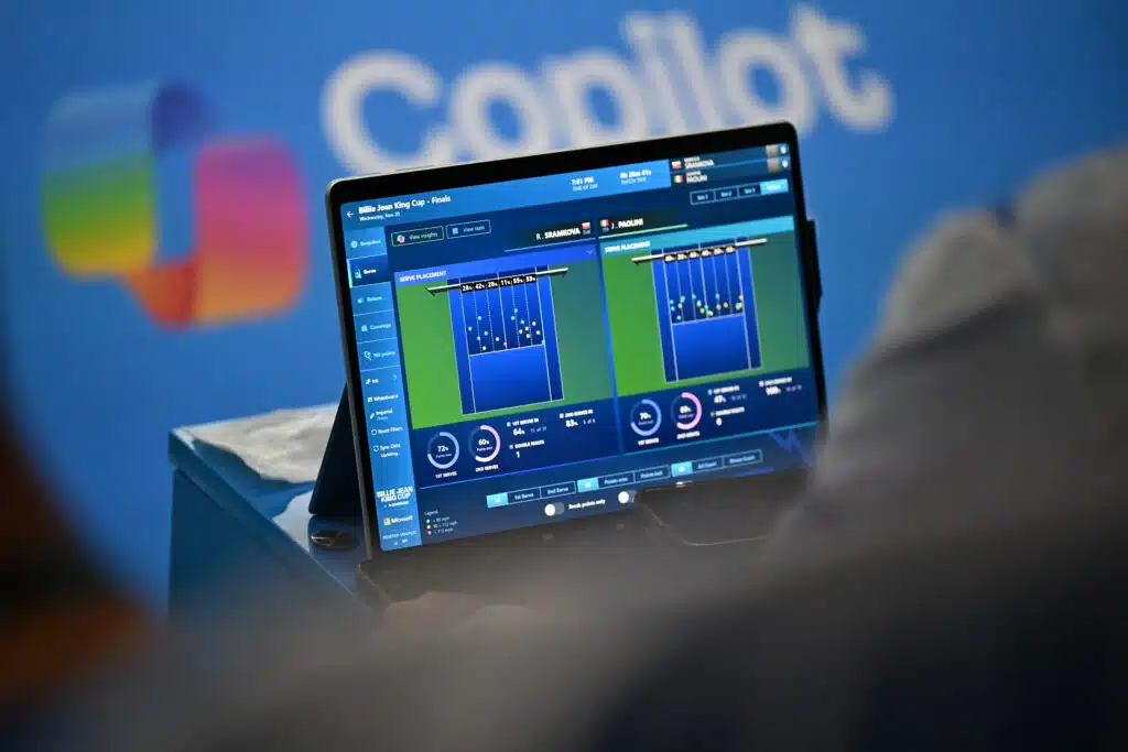 A tablet with a screen on it