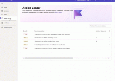 Power Pages Home Action Center Is Generally Available – Stay Informed, Stay in Control