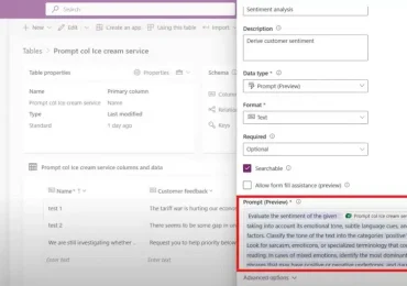 Enrich Your Dataverse Tables Using AI Prompt Columns