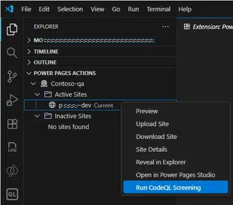 Strengthen Your Power Pages Security with CodeQL code scan
