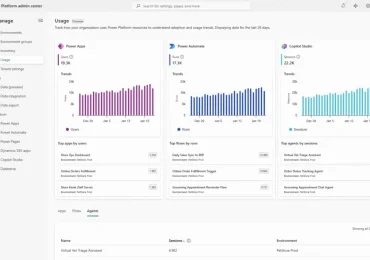 Announcing the public preview of the new usage page in the Power Platform admin center